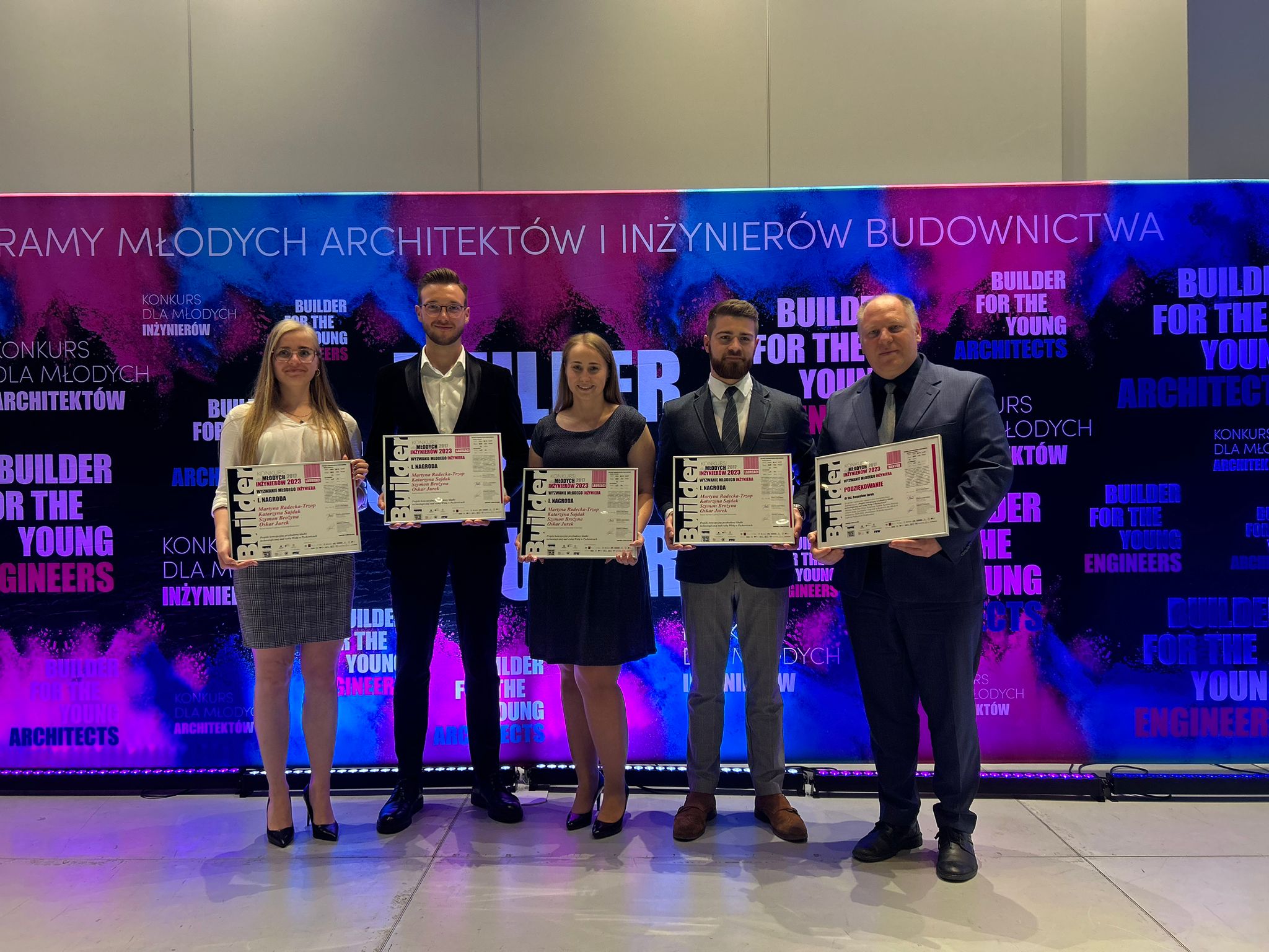 Studenci PK z Wydziałów Architektury i Inżynierii Lądowej w gronie laureatów prestiżowych konkursów „Buildera”