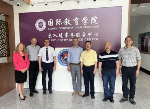 Delegacja z PK na kampusie Tiangong University