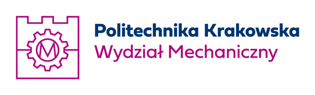 asymetryczne logo Wydziału Mechanicznego do stosowania samodzielnie lub z sygnetem Politechniki Krakowskiej