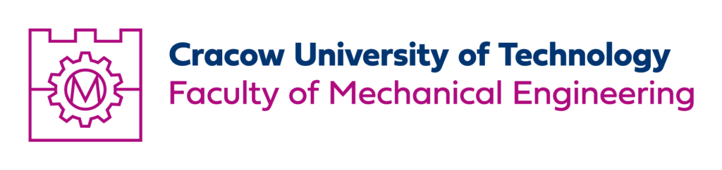 asymetryczne logo Wydziału Mechanicznego do stosowania samodzielnie lub z sygnetem Politechniki Krakowskiej