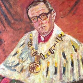 portret rektora Romana Ciesielskiego