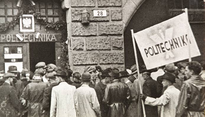 Zdjęcie Domu Technika przy ul. Straszewskiego 28 - ówczesna siedziba Politechniki Krakowskiej