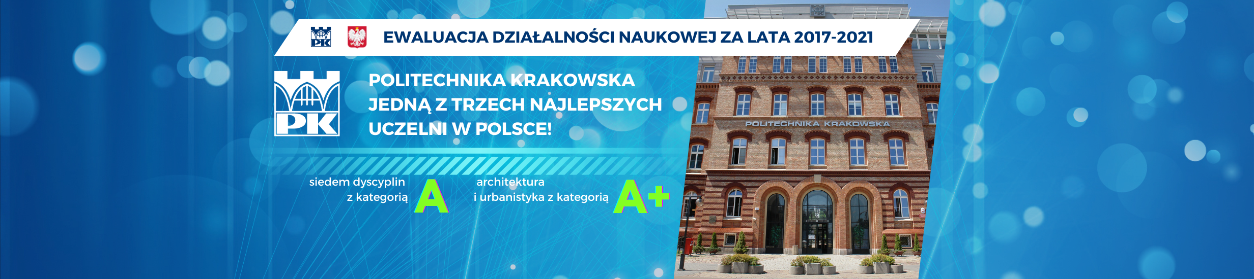 Politechnika Krakowska jedną z trzech najlepszych uczelni w Polsce