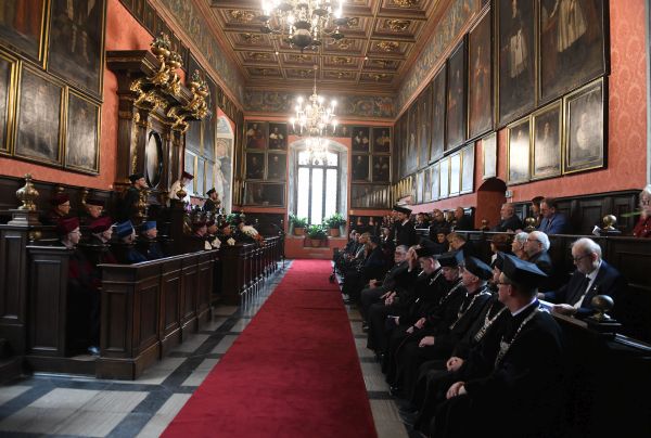 Sala w Collegium Maius Uniwersytetu Jagiellońskiego