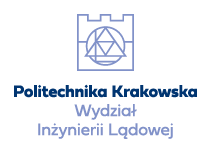 symetryczne logo Wydziału Lądowej do stosowania samodzielnie lub z sygnetem Politechniki Krakowskiej