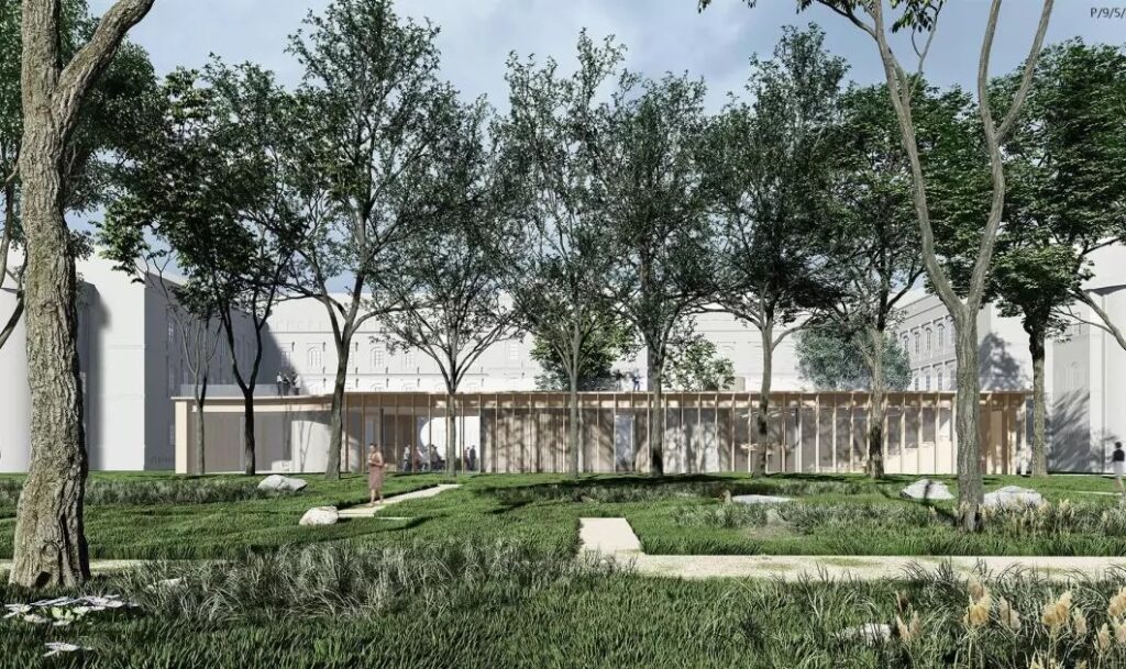 Wizualizacja projektu, który otrzymał II nagrodę
